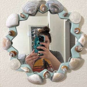 Handmade Seashell Mirror